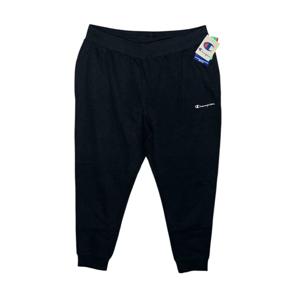 Champion Power Blend Jogger Style Sweat Pants Sz XXL Unisex Mens Black - Picture 7 of 15